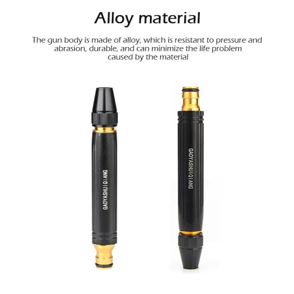 Car Wash Gun – High-Pressure Metal Water Gun Nozzle